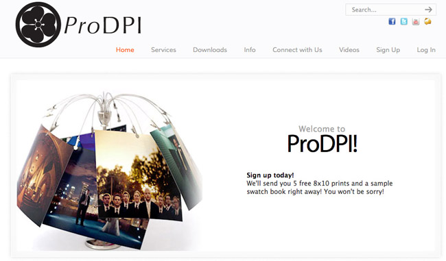 ProDPI Welcome Page