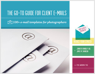go to guide for client emails - 100+ email templates for photographers