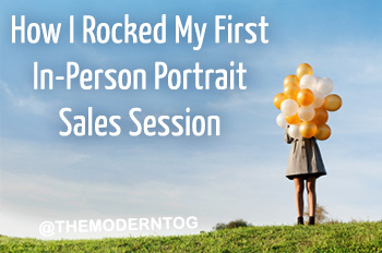 How I Rocked My First In-Person Portrait Session