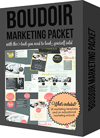 Boudie Shorts Boudoir Marketing Packet for Photographers