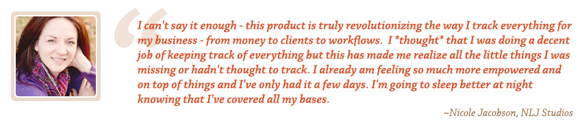 Photography Accounting Testimonial by Nicole Jacobson