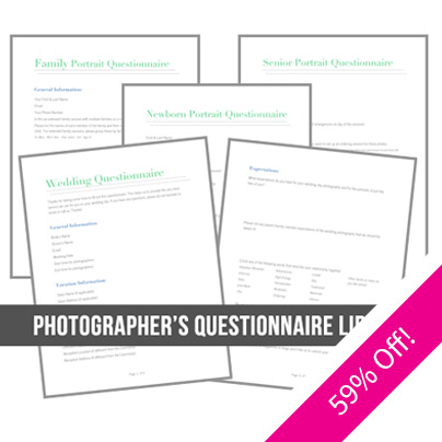 Photography Questionnaires
