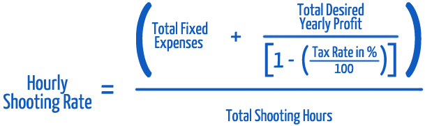 Hourly Shooting Rate Calculation Formula