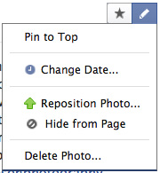 facebook edit post options