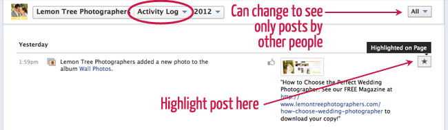 facebook activity log secrets