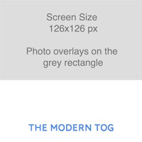 Facebook profile image template