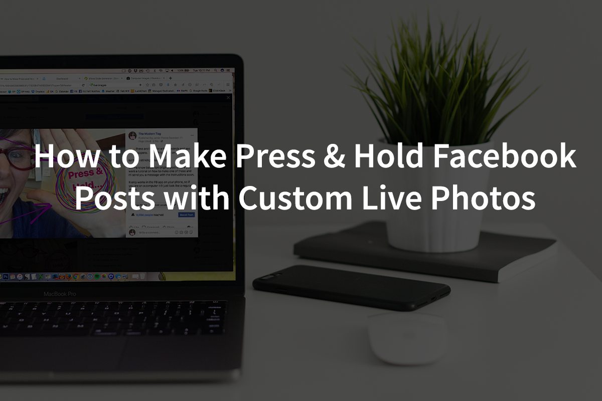 How To Make Press And Hold Facebook Posts Interactive Photos